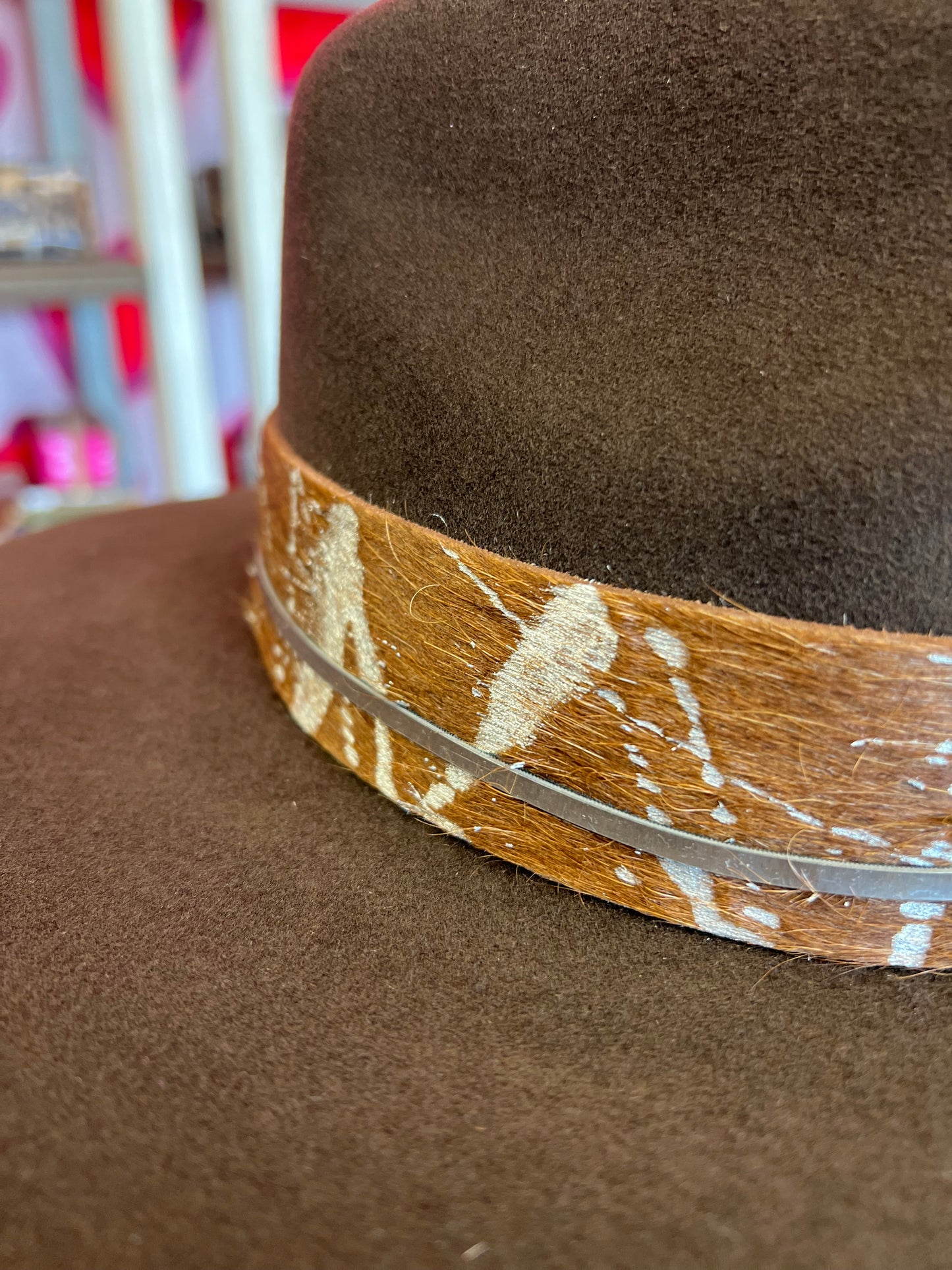 CORRAL DAKOTA FELT HAT - CHOCOLATE