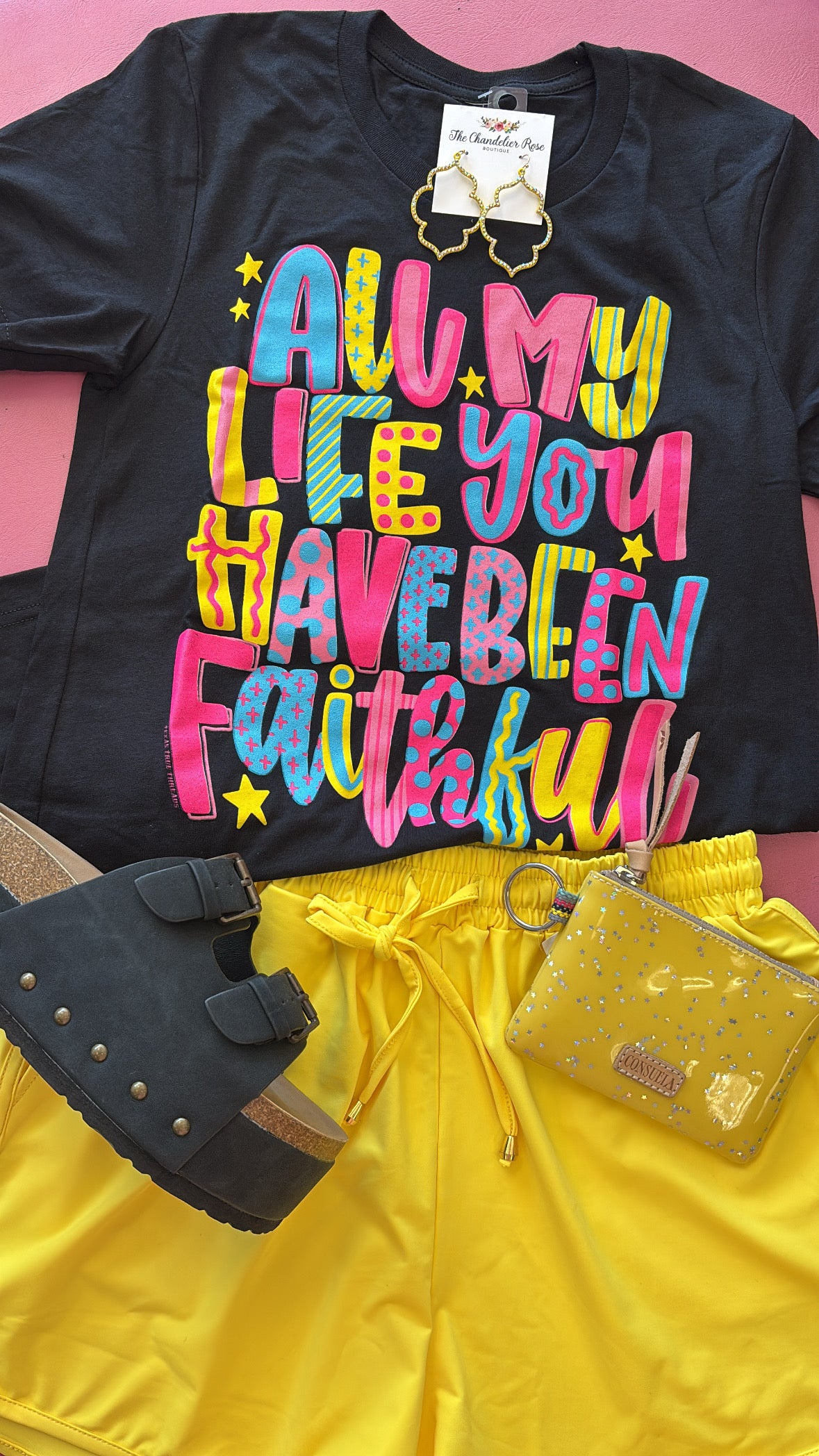 ALL MY LIFE YOU HAVE BEEN FAITHFUL TEE - BLACK