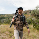 Burlebo Blaze Tech Quarter Zip - Gauge Camo