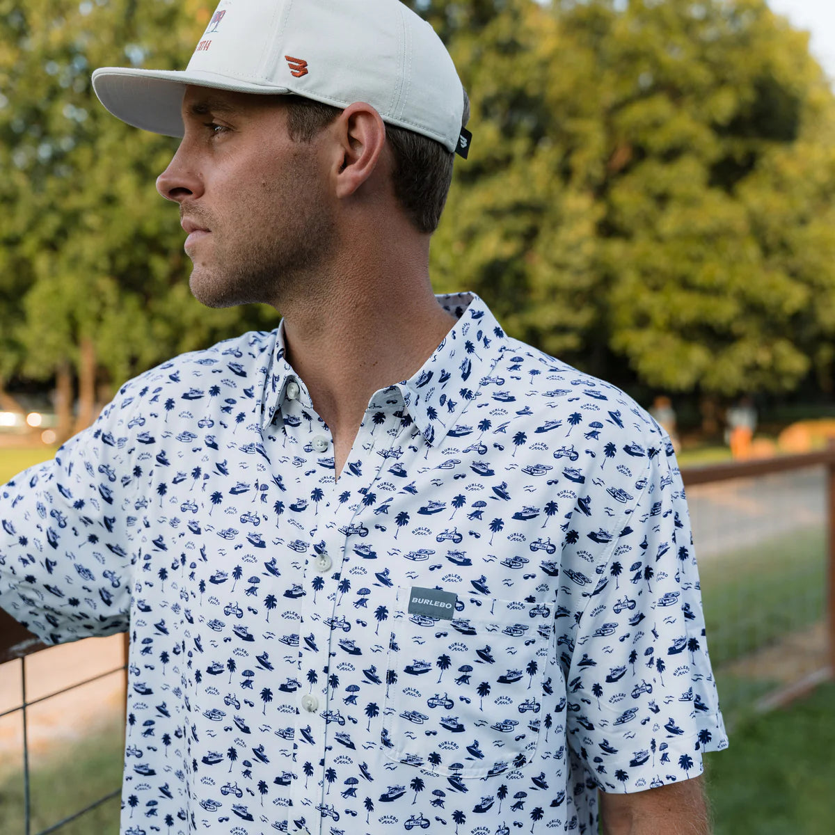 Burlebo Performance Button Up - On The Water