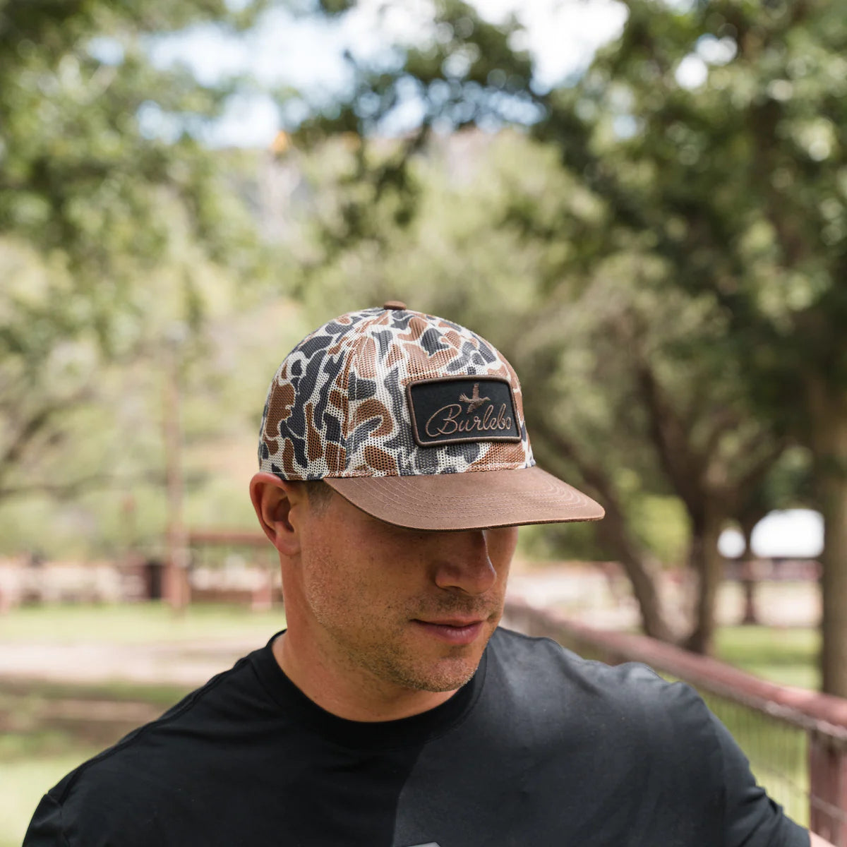 Burlebo Cap - Woods Camo - Full Mesh