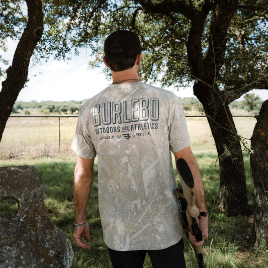 BURLEBO VINTAGE WASHED GRAPHIC TEE - UP & AT EM