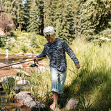 Burlebo Youth - Performance Hoodie - Tiger Stripe Camo - Wetland