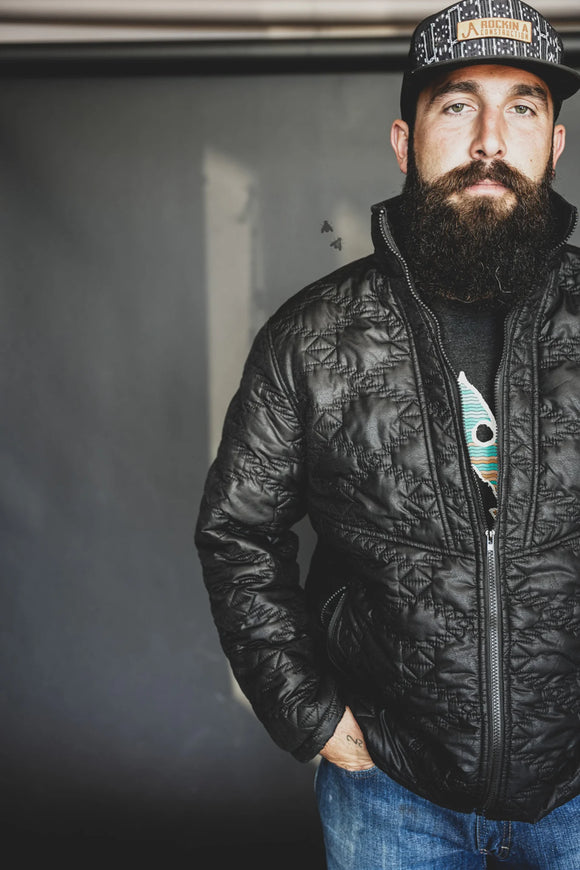 PUFF PUFF QUILTED AZTEC UNISEX JACKET