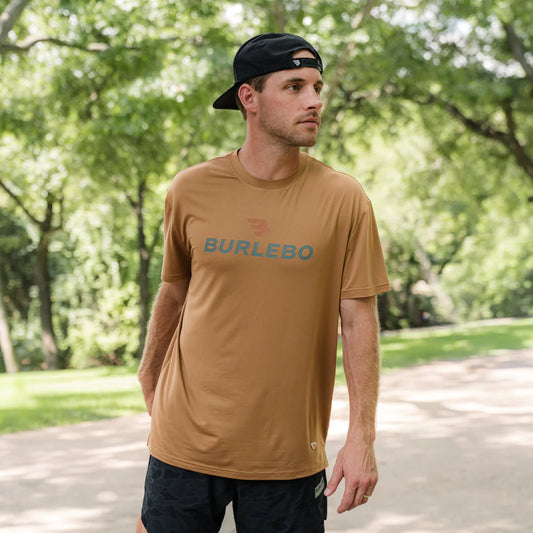 Burlebo Go To Tee - Flying B Logo - Brown