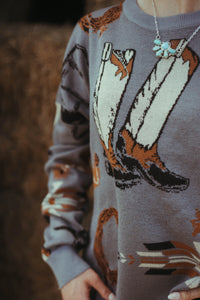 WESTY WRANGLER KNIT TOP