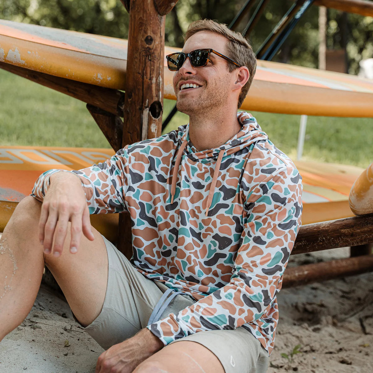 Burlebo Performance Hoodie - BAYSIDE CAMO