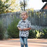 Burlebo Youth - Performance Western Shirt - Cowboy Country