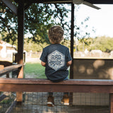Burlebo Youth Tee - Rad Dude Deer Camo - Heather Black