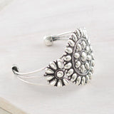 WESTERN CONCHO CUFF SILVER BRACELET