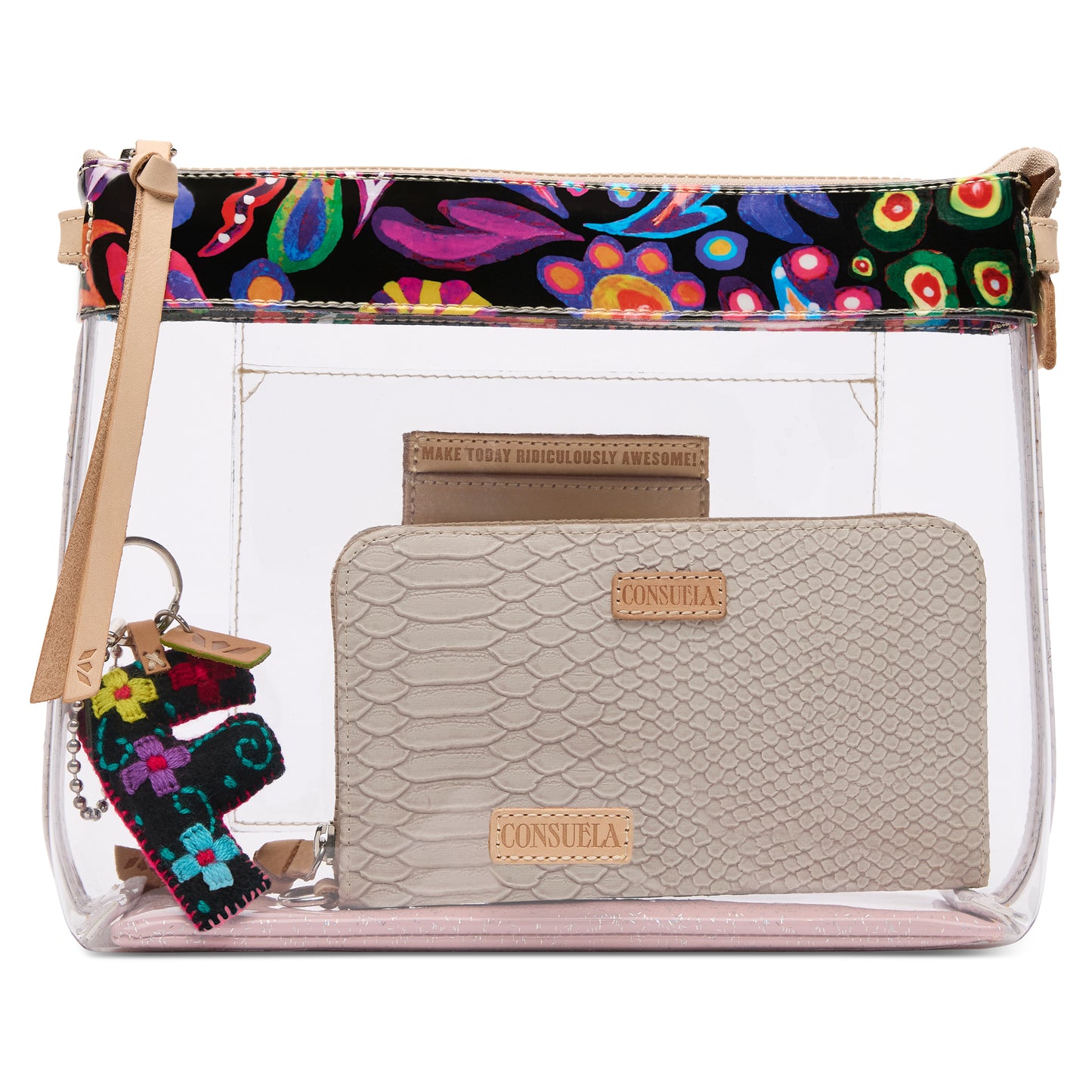 CONSUELA SOPHIE DOWNTOWN CLEAR CROSSBODY