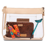 CONSUELA DIEGO DOWNTOWN CLEAR CROSSBODY