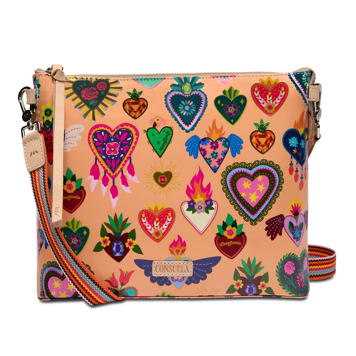 CONSUELA PEACH DOWNTOWN CROSSBODY BAG