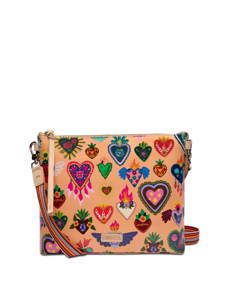 CONSUELA PEACH DOWNTOWN CROSSBODY BAG