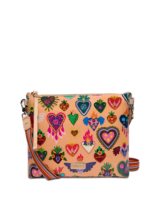 CONSUELA PEACH DOWNTOWN CROSSBODY BAG