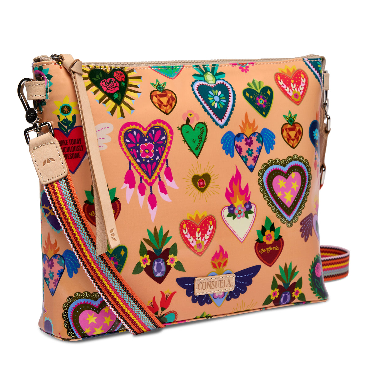 CONSUELA PEACH DOWNTOWN CROSSBODY BAG