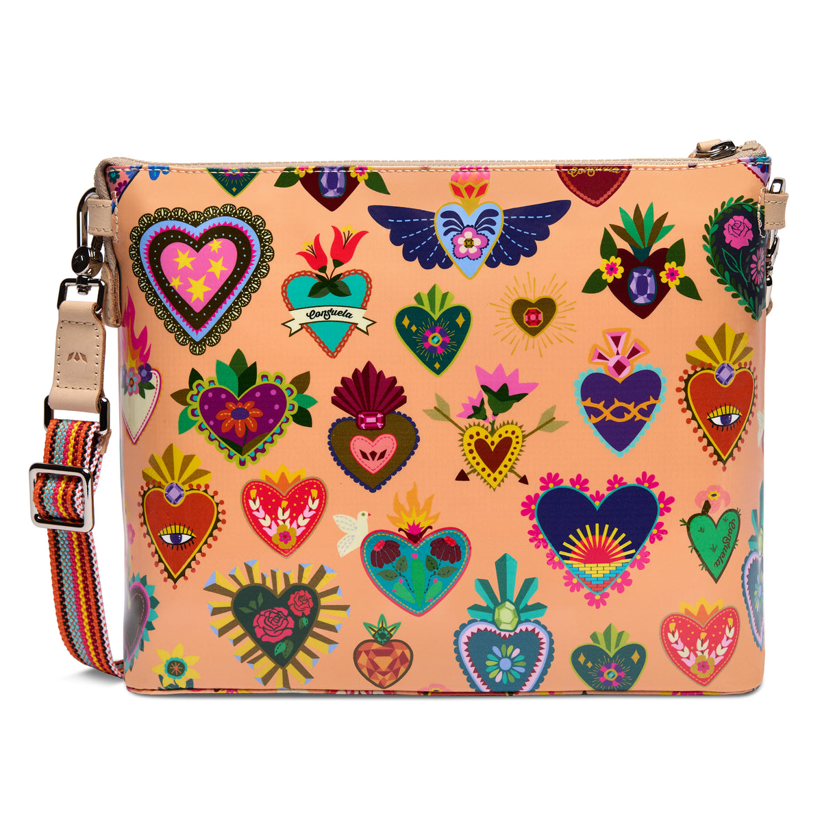 CONSUELA PEACH DOWNTOWN CROSSBODY BAG