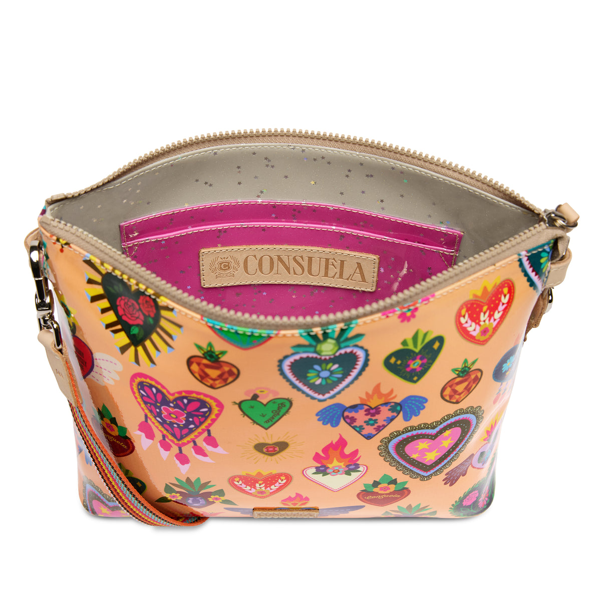 CONSUELA PEACH DOWNTOWN CROSSBODY BAG