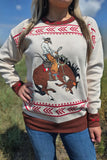 DUST AND SPURS KNIT SWEATER