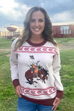 DUST AND SPURS KNIT SWEATER