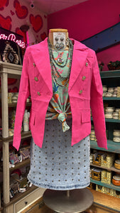 COUTURE DOUBLE BREASTED BLAZER