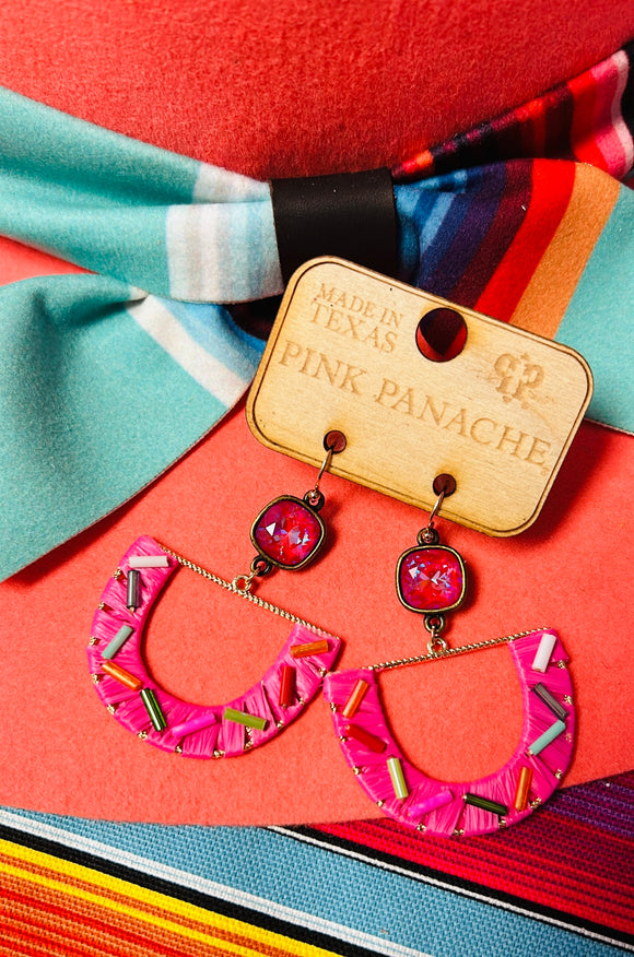 PINK PANACHE Pink Sprinkle Earrings Pink