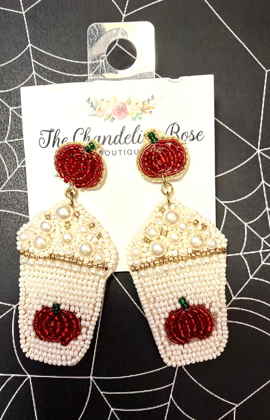 Pumpkin Latte Earrings