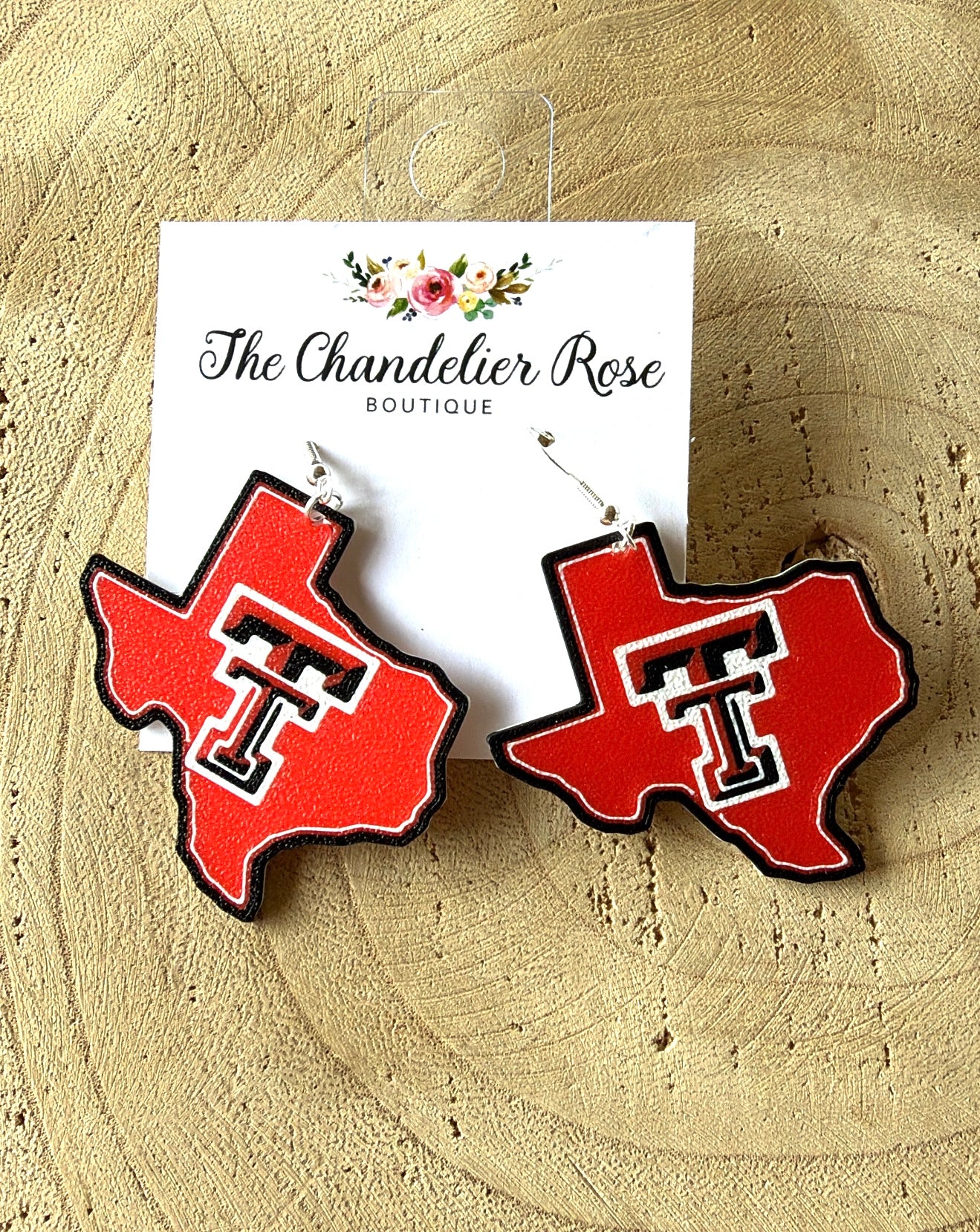 Red Tech Earrings