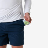 Burlebo Everyday Short - Deep Water Navy - Mayan Pocket