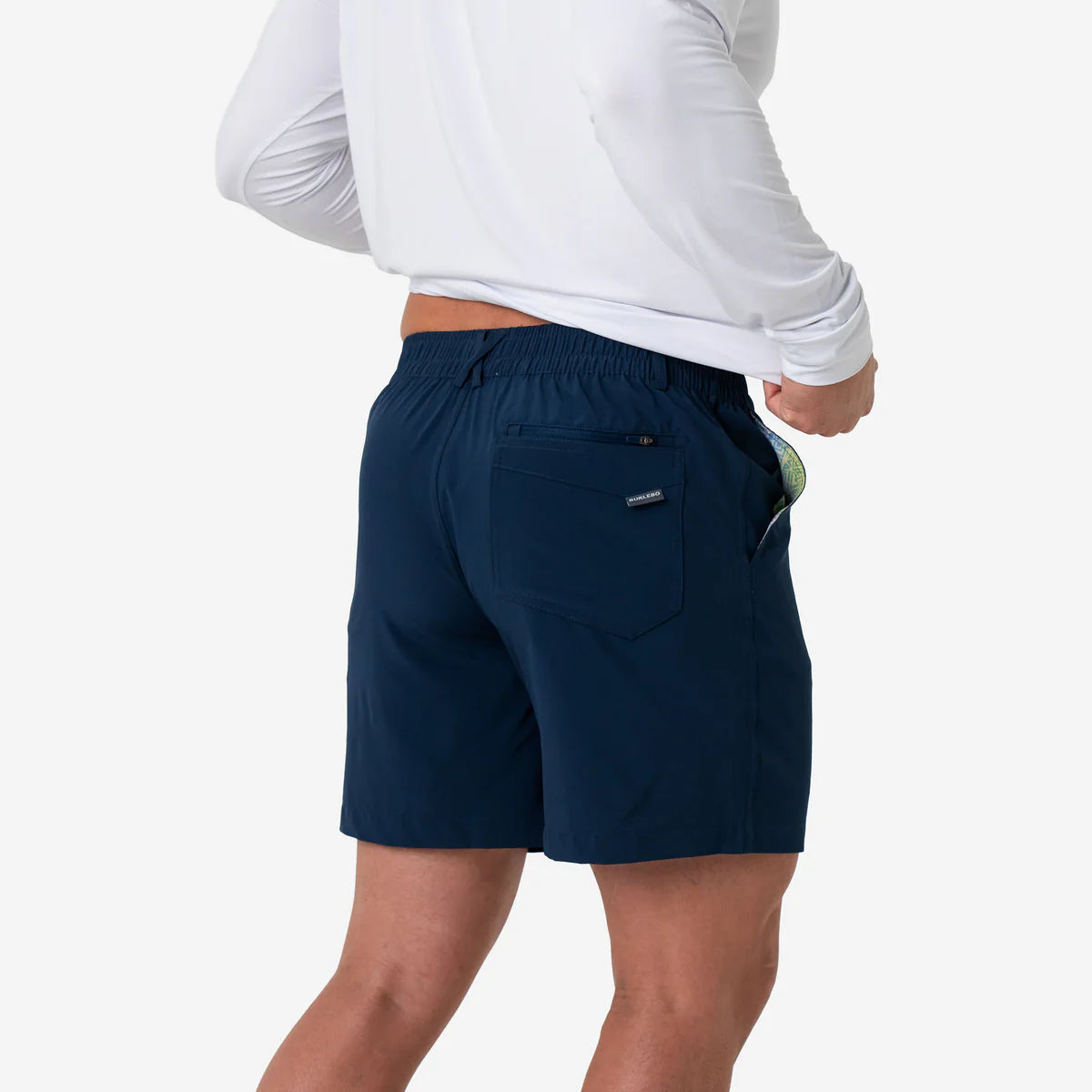 Burlebo Everyday Short - Deep Water Navy - Mayan Pocket