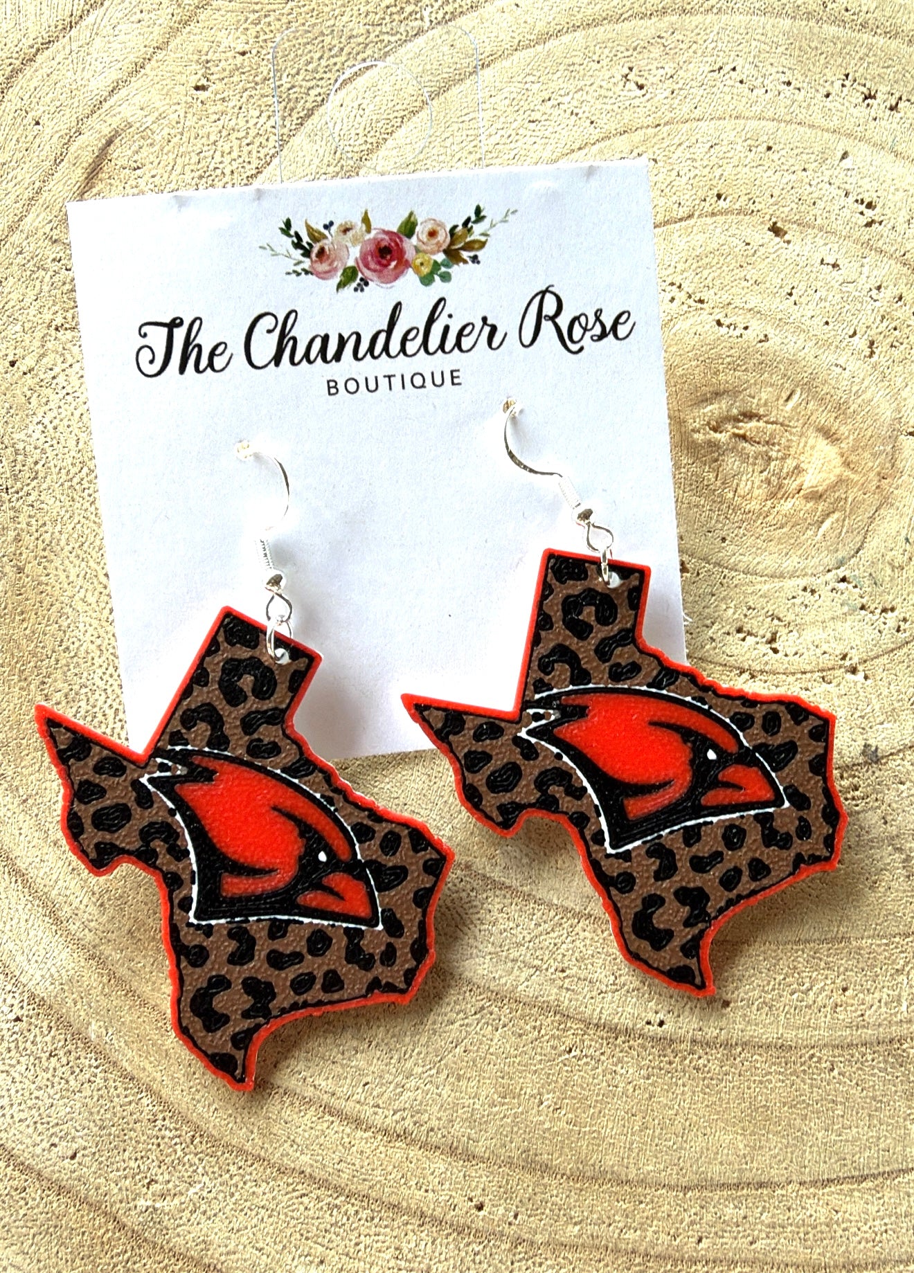 Cardinal Earrings