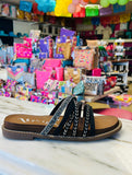 VERY G WOMEN'S NATALIE SANDALS - BLACK