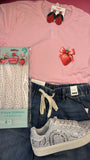 STRAWBERRY FESTIVAL BACK TEE - PINK