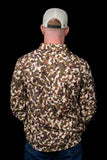 FERRELL MEN'S CAMO LITE LONG SLEEVE PEARL SNAP