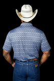 FERRELL MEN'S THE CONNOR IN BLUE POLO