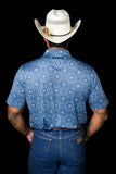 FERRELL MEN'S THE BENNETT IN BLUE POLO