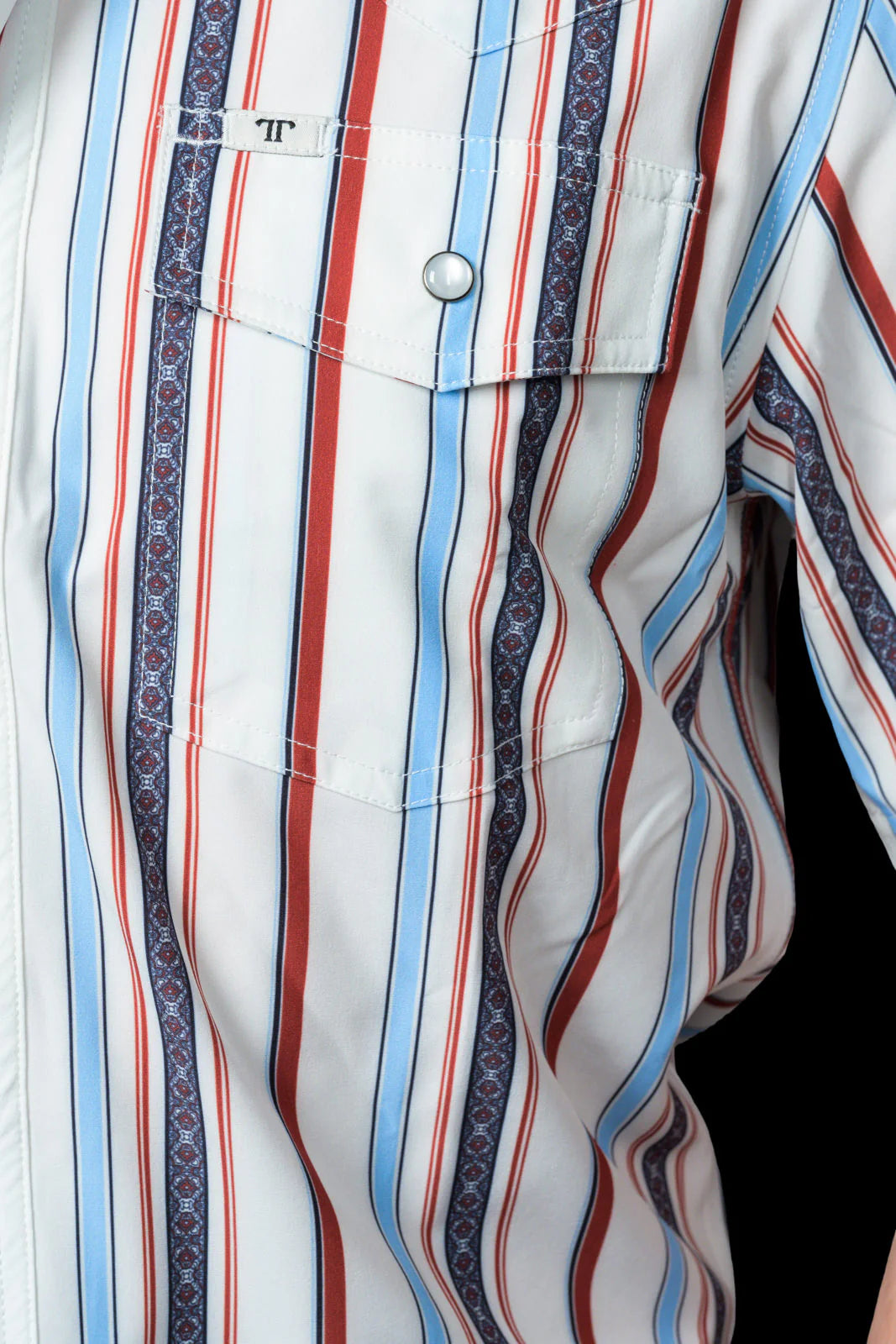 FERRELL MEN'S THE BROOKS IN WHITE - SHORT SLEEVE SNAP