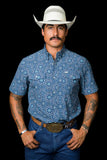 FERRELL MEN'S THE BENNETT IN LIGHT BLUE - SHORT SLEEVE SNAP
