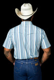 FERRELL MEN'S THE JAMES IN LIGHT BLUE - SHORT SLEEVE SNAP