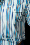 FERRELL MEN'S THE JAMES IN LIGHT BLUE - SHORT SLEEVE SNAP