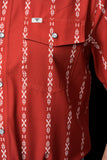 FERRELL MEN'S THE MAVERICK IN RED - SHORT SLEEVE SNAP