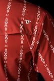 FERRELL MEN'S THE MAVERICK IN RED - SHORT SLEEVE SNAP