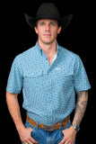 FERRELL MEN'S THE CLINT - SHORT SLEEVE PEARL SNAP SHIRT