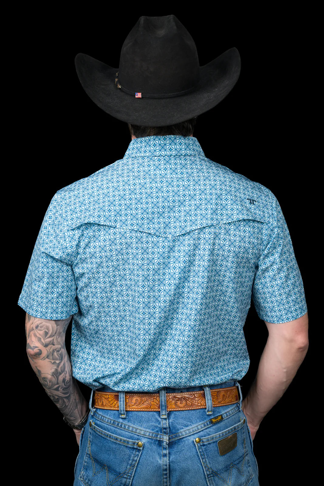 FERRELL MEN'S THE CLINT - SHORT SLEEVE PEARL SNAP SHIRT