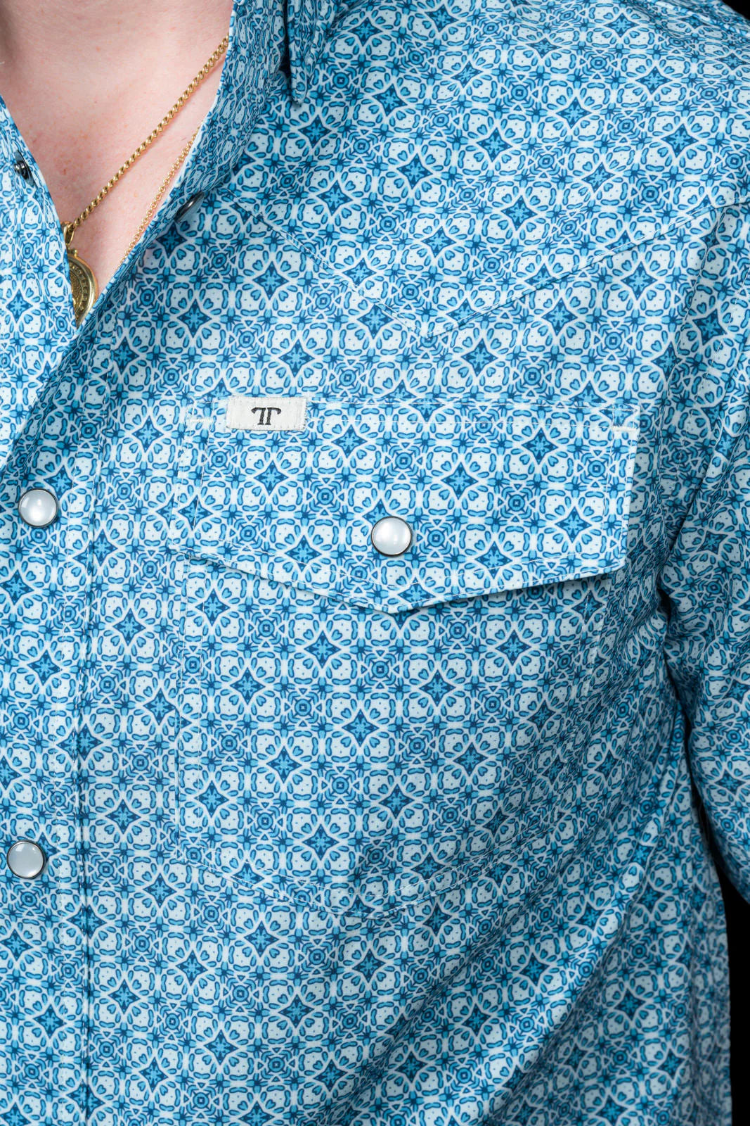 FERRELL MEN'S THE CLINT - SHORT SLEEVE PEARL SNAP SHIRT