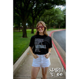 SORRY CAN'T FOOTBALL BYE TEE - BLACK