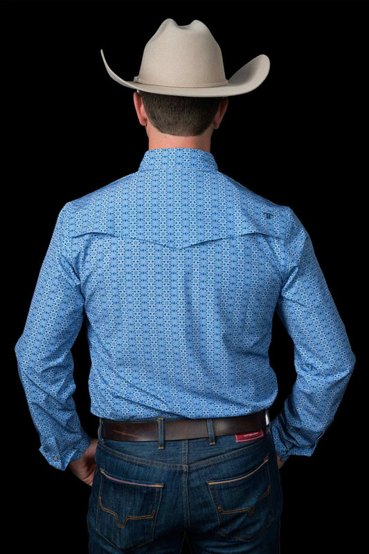 FERRELL MEN'S THE JESSE LONG SLEEVE PEARL SNAP SHIRT