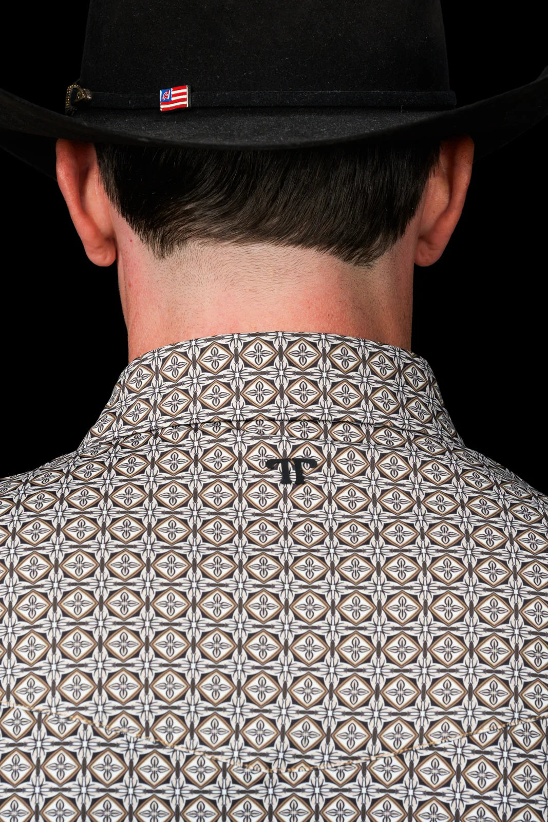 FERRELL MEN'S THE ARCHER PEARL SNAP POLO