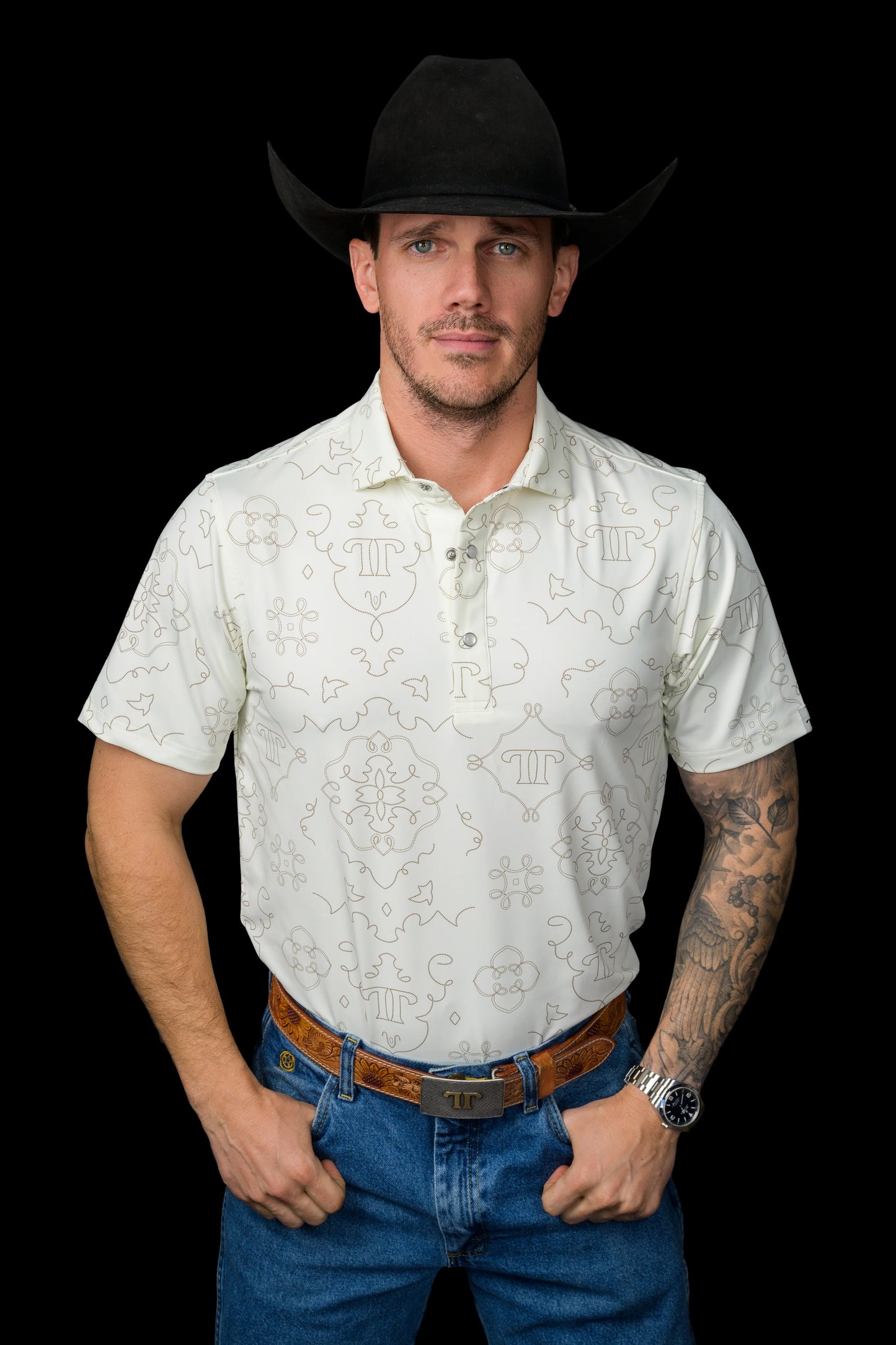 FERRELL MEN'S THE CARSON POLO - CREAM
