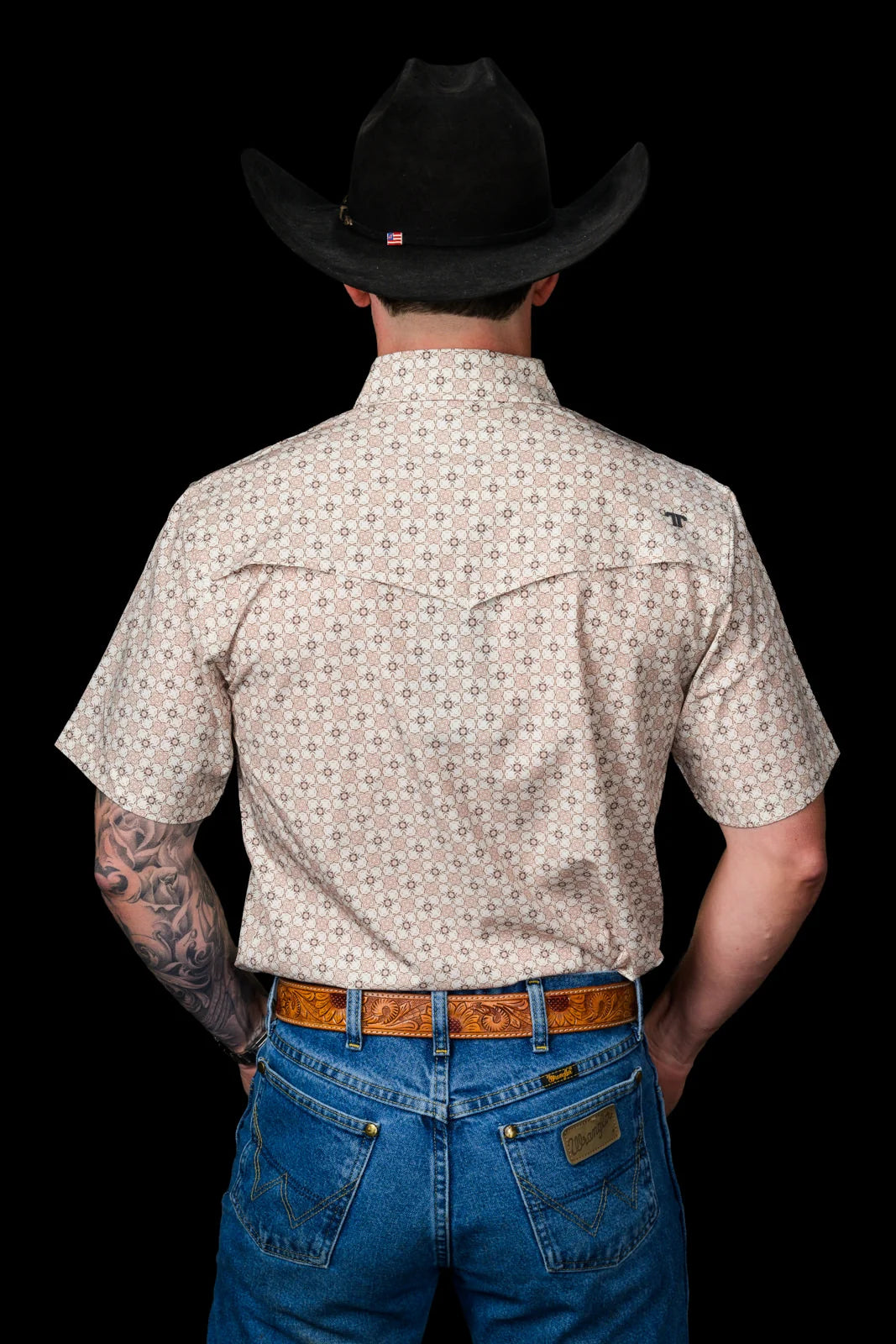 FERRELL MEN'S THE CALLEN SHORT SLEEVE PEARL SNAP SHIRT